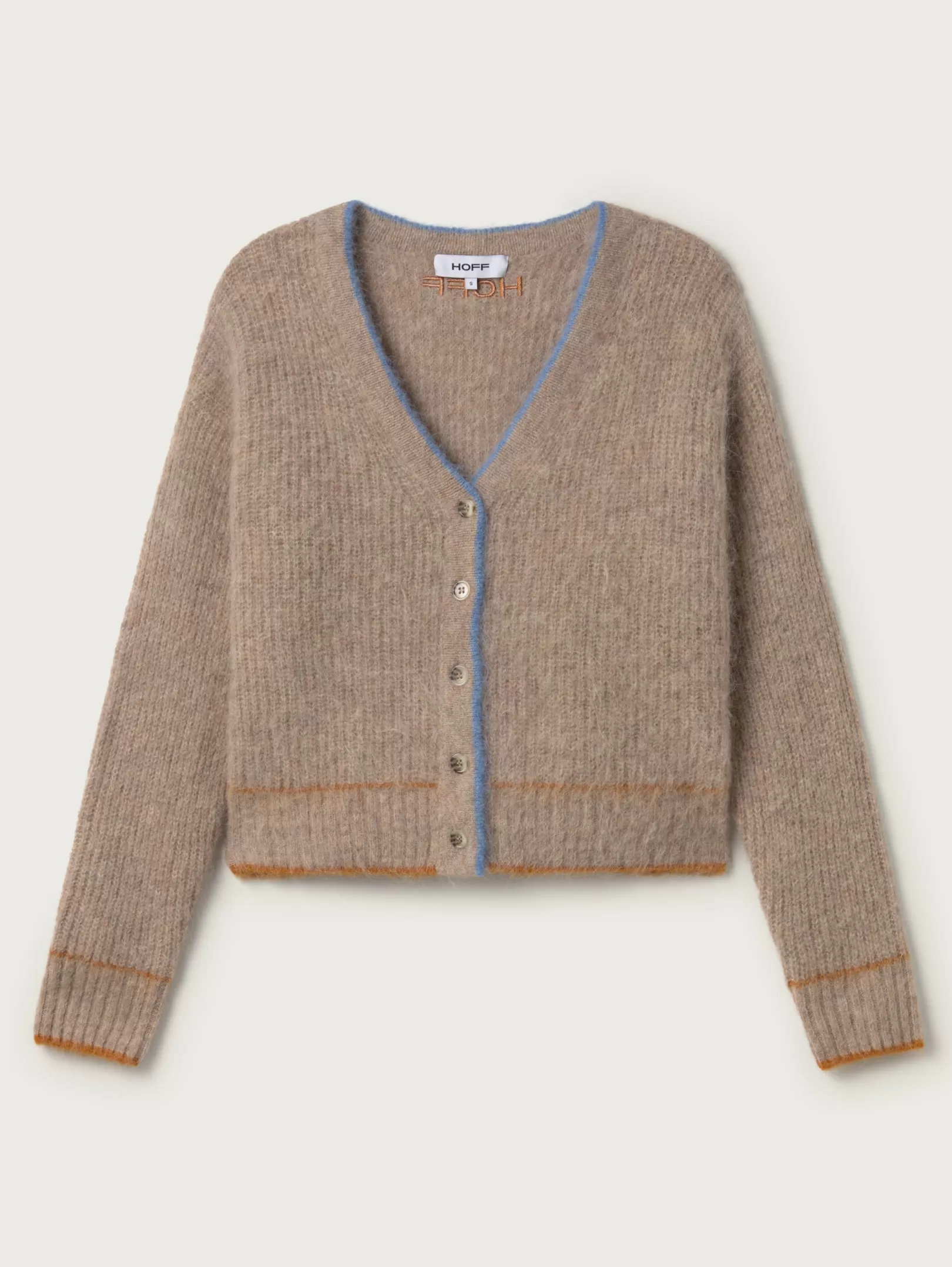 HOFF BEIGE LOUIS CARDIGAN> Knitwear