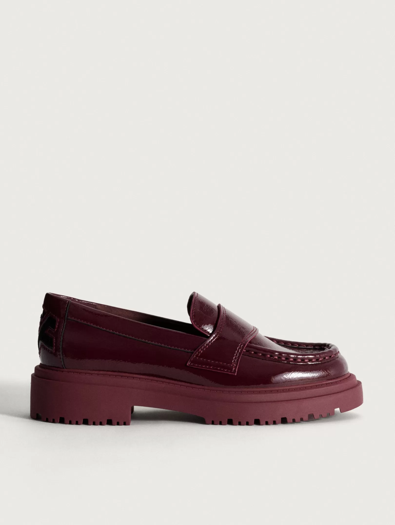 HOFF SCHOOL WINE LOAFER> Flat shoe