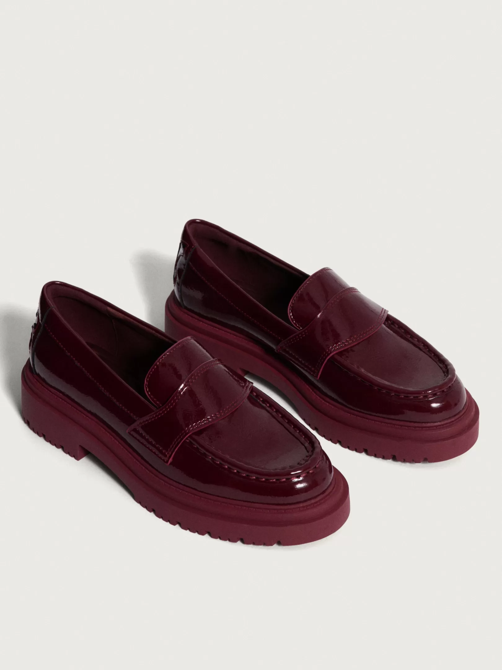 HOFF SCHOOL WINE LOAFER> Flat shoe